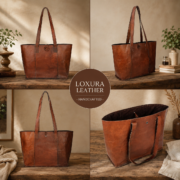 Leather Tote Bag, Shoulder, Handbag, Purse, Work Laptop Bag - Image 14