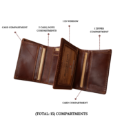 Leather Wallet Bifold - Image 13