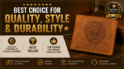 Hunter Leather Wallet RFID Blocking - Image 9