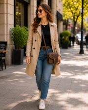 Vintage Leather Crossbody Bag, Purse - Image 3