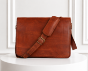 Leather Messenger Bag/Laptop Bag/Briefcase Bag - Image 5