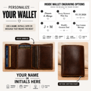 Leather Wallet Bifold - Image 9