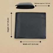 Leather Wallet Bifold 15 Compartment - Image 14