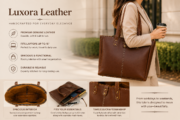 Leather Tote Bag - Image 11