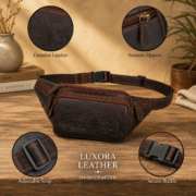Genuine Leather Fanny Pack - Image 12