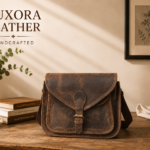 Vintage Leather Crossbody Bag, Purse