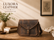 Vintage Leather Crossbody Bag, Purse