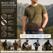 Genuine Leather Fanny Pack - Image 8