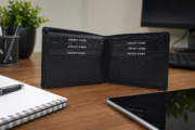 Leather Wallet Bifold 15 Compartment - Image 12