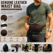 Genuine Leather Fanny Pack - Image 8