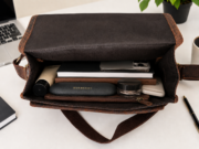 Vintage Leather Crossbody Bag, Purse - Image 8