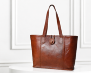 Leather Tote Bag, Shoulder, Handbag, Purse, Work Laptop Bag - Image 2