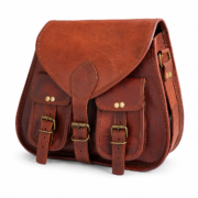 Vintage Leather Crossbody Bag, Purse - Image 11