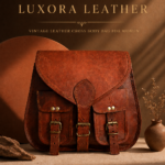 Vintage Leather Crossbody Bag, Purse