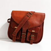 Vintage Leather Crossbody Bag, Purse