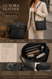 Vintage leather Crossbody bag - Image 5
