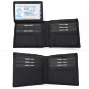 Leather Wallet Bifold 15 Compartment - Image 2