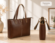 Leather Tote Bag - Image 7