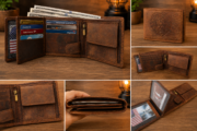Hunter Leather Wallet RFID Blocking