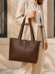 Leather Tote Bag - Image 5