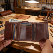 Leather Wallet Bifold - Image 4