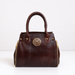 Genuine Leather Women's Satchel Handbag Crossbody Shoulder Tote Purse Brown Bag