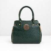 Genuine Leather Women's Satchel Handbag Crossbody Shoulder Tote Purse Green Bag