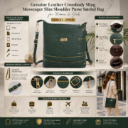 Premium Genuine Leather Crossbody Bag – Stylish, Functional & Built for Everyday - Image 7