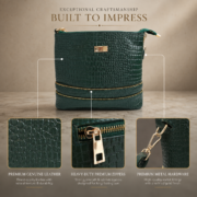 Premium Genuine Leather Crossbody Bag – Stylish, Functional & Built for Everyday - Image 9