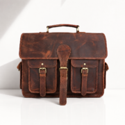Vintage Leather Work Bag, Office Bag, College Bag, Travel Messenger, Laptop Bag