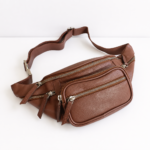 Leather Fanny Pack Waist Bag Genuine Leather Belt Bag Crossbody Sling Men Women