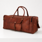 24" Full Grain Leather Duffel Bag Travel Gym Weekender Carry On Overnight Bag