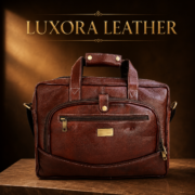 Personalized Leather Laptop, Messenger , briefcase Office Work Shoulder Bag - Image 2
