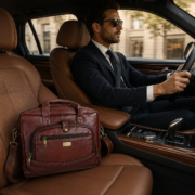 Personalized Leather Laptop, Messenger , briefcase Office Work Shoulder Bag - Image 12