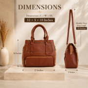 Genuine Leather Women's Crocodile Handbag Tote Shoulder Crossbody Satchel Bag - Image 5
