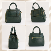 Genuine Leather Women's Crocodile Handbag Tote Shoulder Crossbody Satchel Bag - Image 4