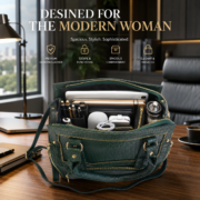 Genuine Leather Women's Crocodile Handbag Tote Shoulder Crossbody Satchel Bag - Image 8