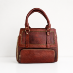 Genuine Leather Women's Crocodile Handbag Tote Shoulder Crossbody Satchel Bag