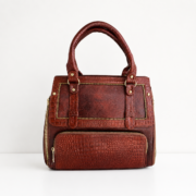 Genuine Leather Women's Crocodile Handbag Tote Shoulder Crossbody Satchel Bag