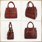 Genuine Leather Women's Crocodile Handbag Tote Shoulder Crossbody Satchel Bag - Image 4