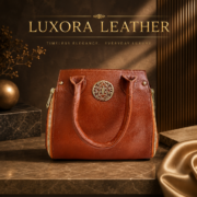 Genuine Leather Women's Satchel Handbag Crossbody Shoulder Tote Purse Brown Bag - Image 2
