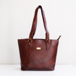 Genuine Leather Tote Bag Women Large Brown Shoulder Handbag Work Office Travel