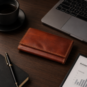 Women's Genuine Full Grain Leather Wallet Long Bifold Clutch 16 Card Slots Brown - Image 9