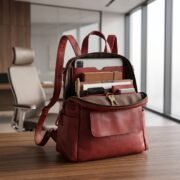 Women’s Genuine Leather 3-in-1 Convertible Backpack, Shoulder Bag & Handbag - Image 7