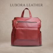 Women’s Genuine Leather 3-in-1 Convertible Backpack, Shoulder Bag & Handbag - Image 2